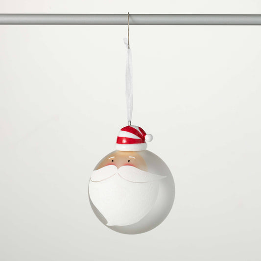 Whimsical Santa Ball Ornament