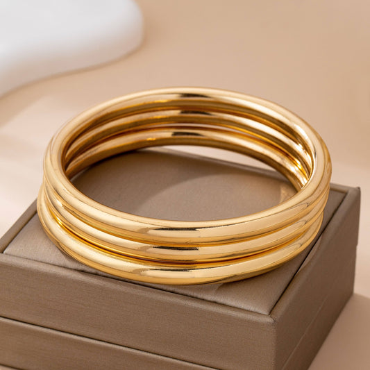 Triple Tube Bangles