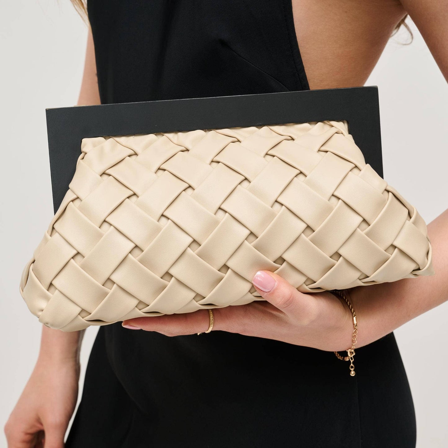 Jamie Woven Clutch