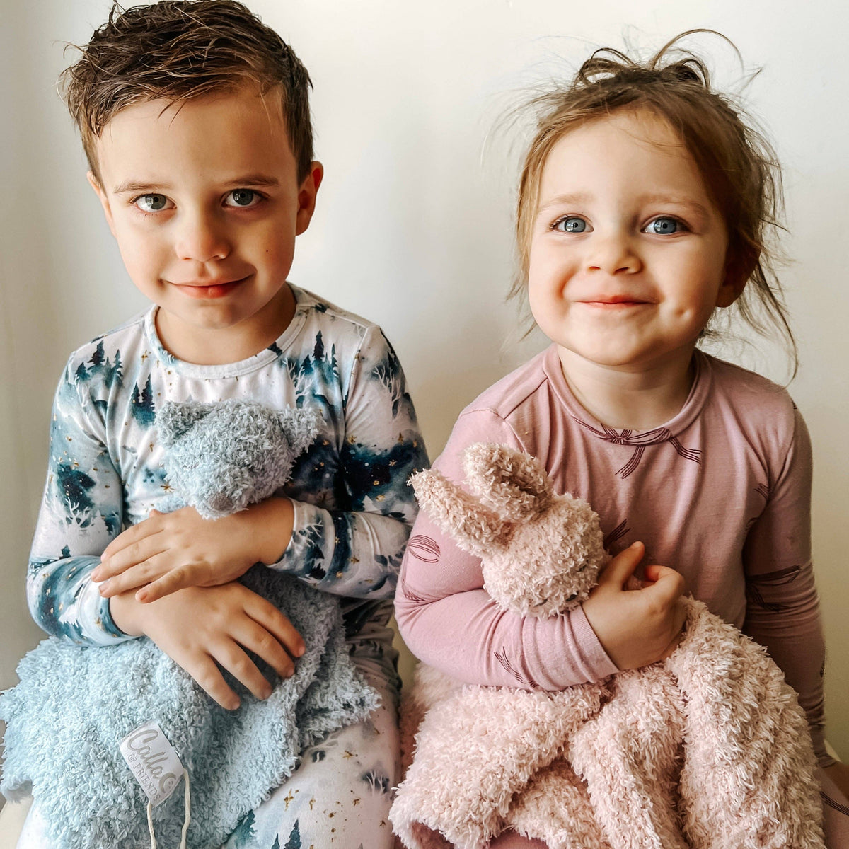 Little Snuggles Lovey - Fox: Powder Blue