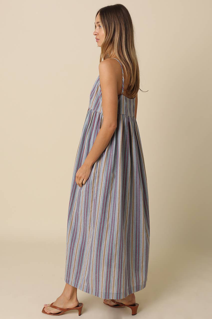 Mara Striped Maxi Dress