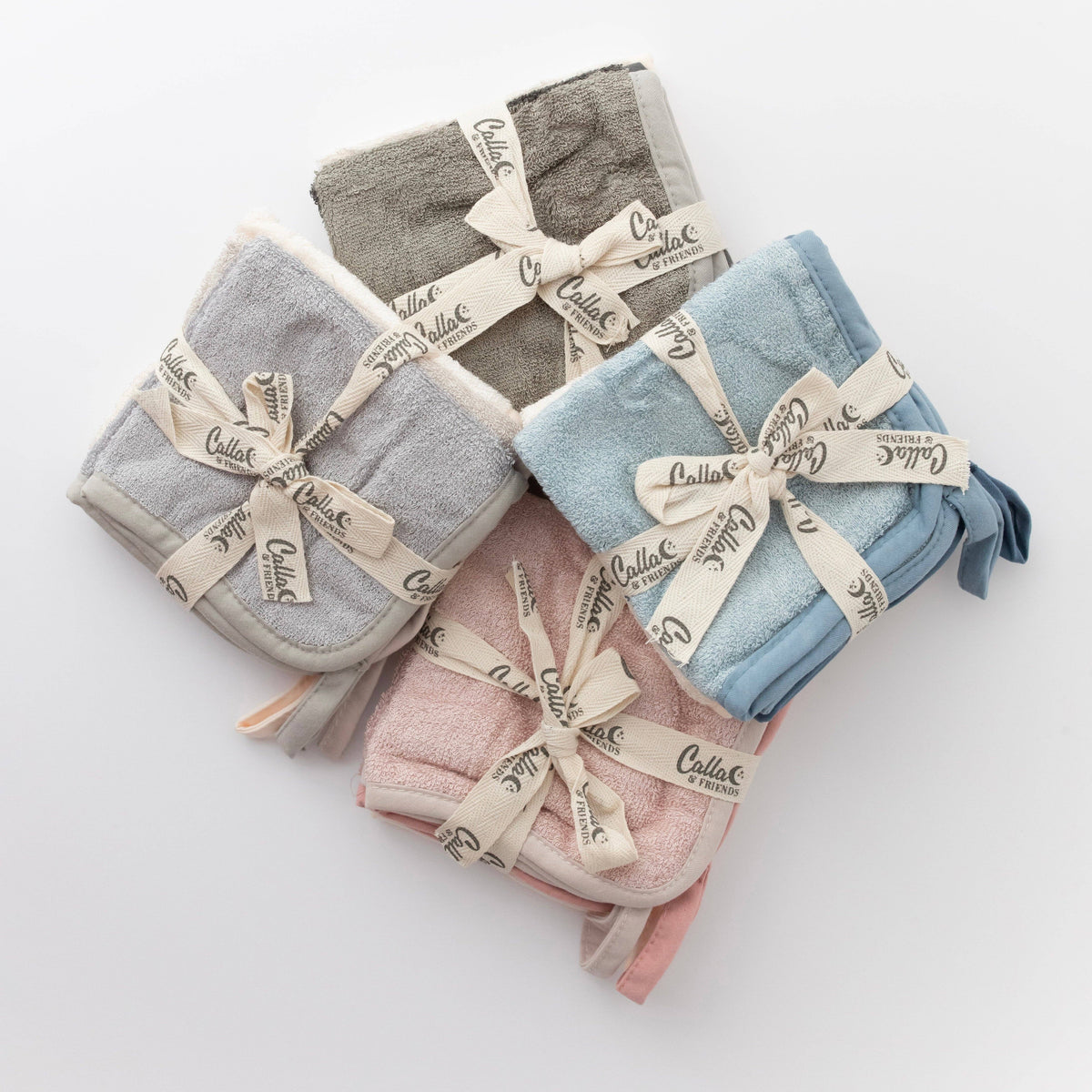 Washcloth Set: Petal Pink