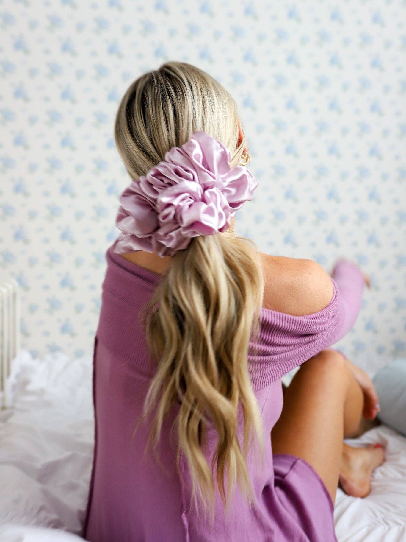 Jumbo Sleep Scrunchie-Lavender