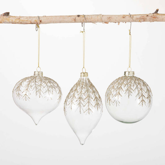 Gold Pine Ornament