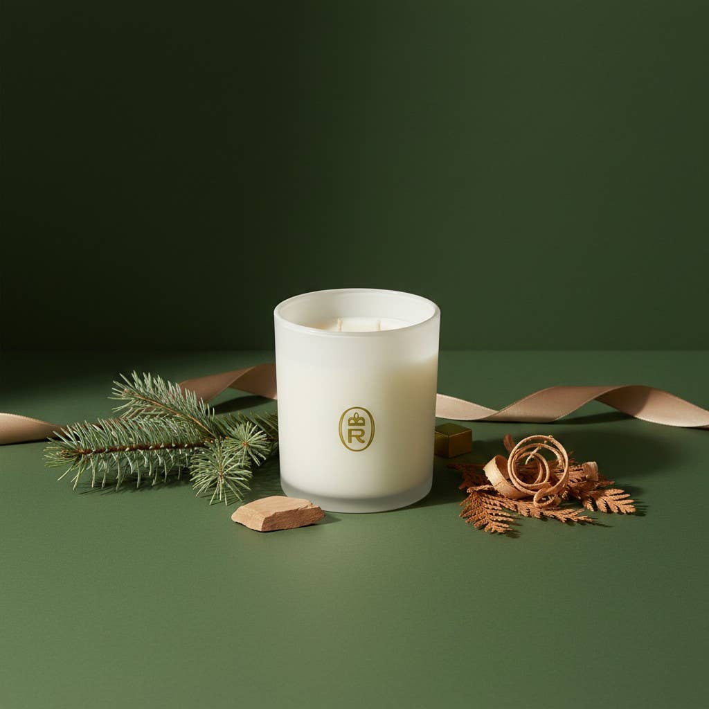 14 oz Boxed Glass Candle: Zydeco Amber