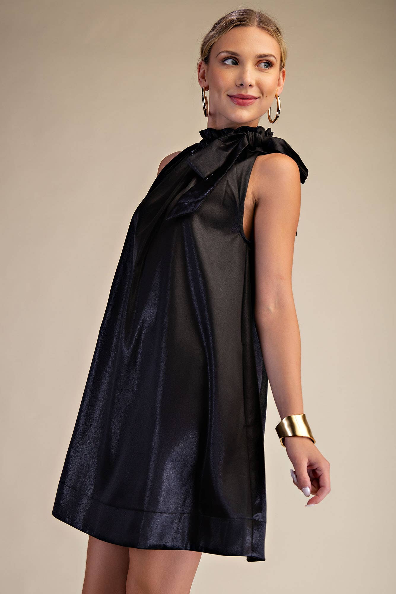 Glam Shimmer Mini Dress