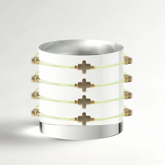 Lenny & Eva Faithful Bangle-Lime