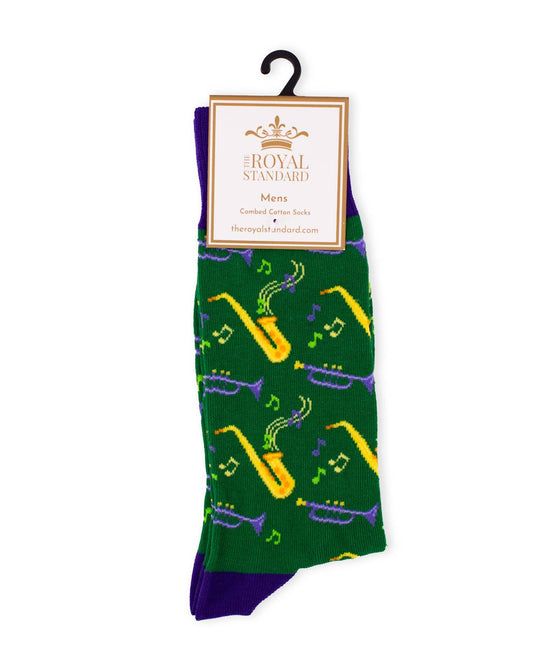 Men's" Jazz Krewe" Socks