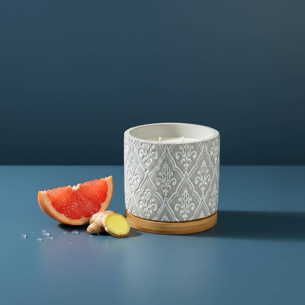 16 Ounce Damask Stone: Orleans Tea