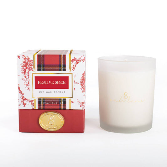 8 Oak Lane Festive Spice Soy Wax Candle