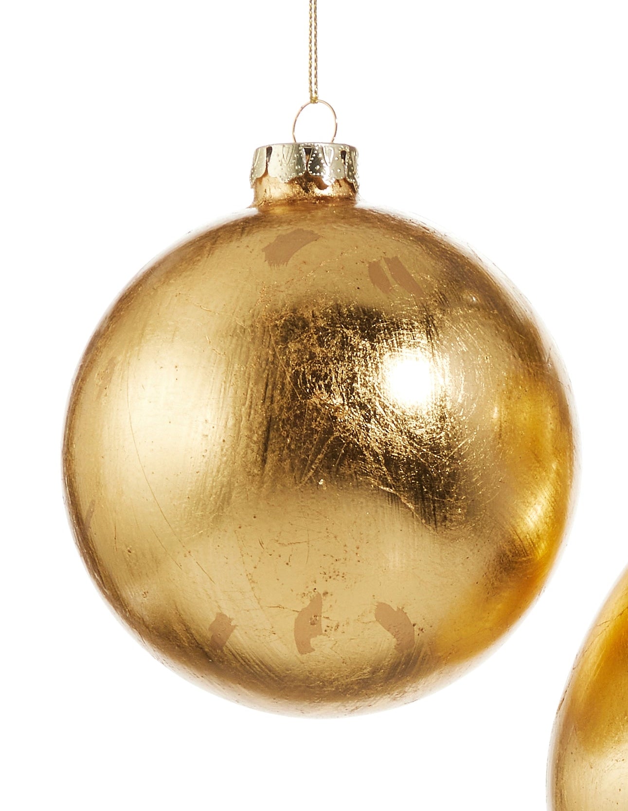 Gold-Leaf Ornaments- Ball, Finial, Onion