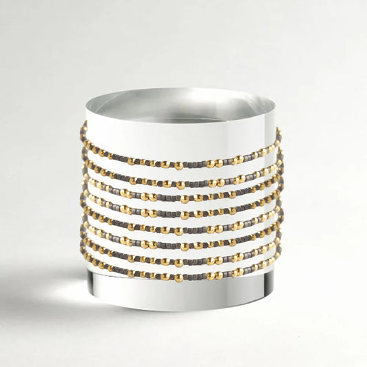 Lenny & Eva Confetti Bangle-Graphite