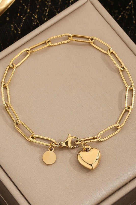 Heart Link Bracelet