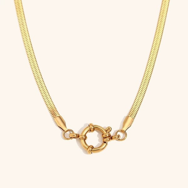 Herringbone Chain Necklace
