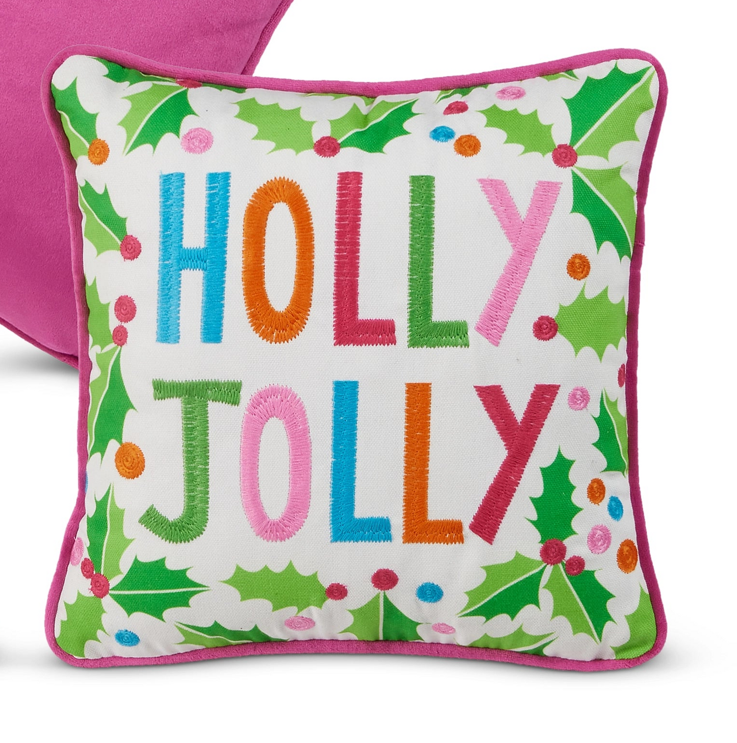 Christmas Spirit Pillows- Deck the Halls, Holly Jolly