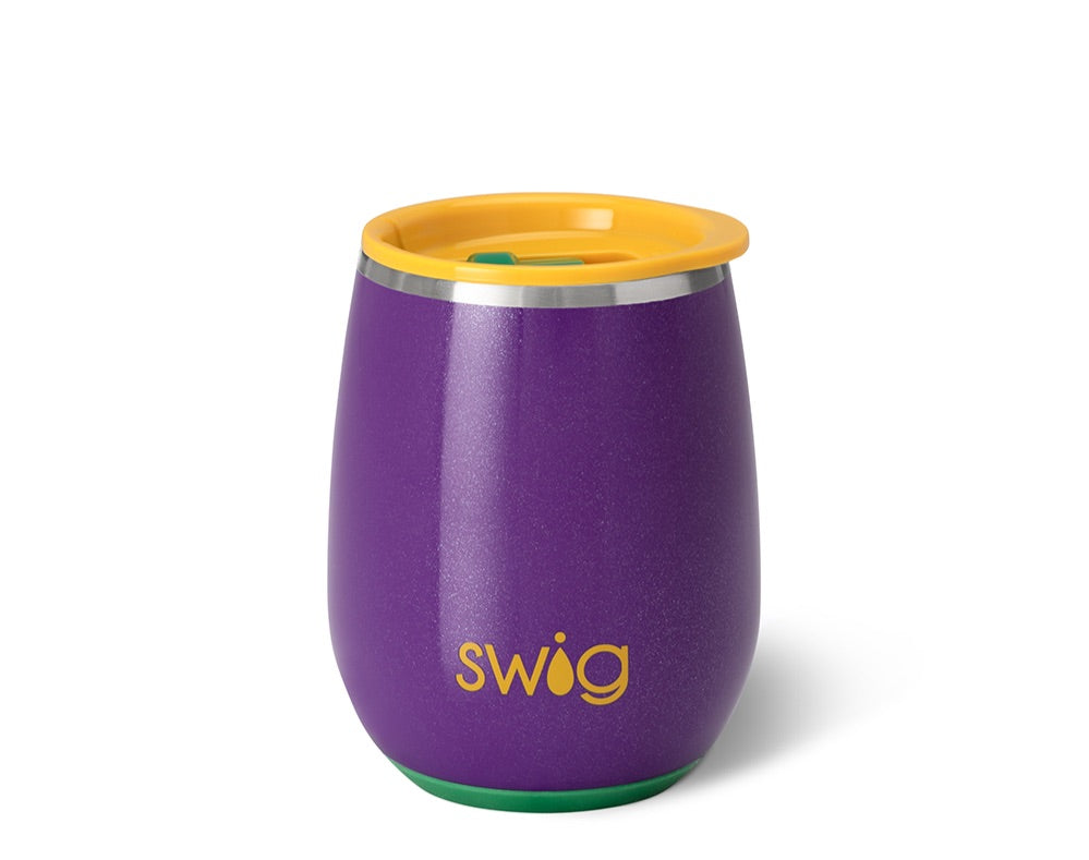 Pardi Gras Stemless Wine Cup (14oz)