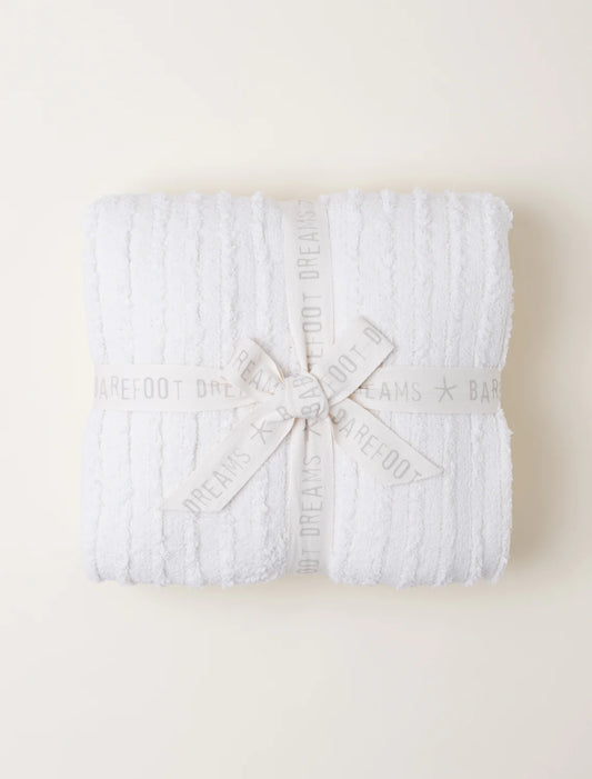 Cream BFD Angular Rib Blanket