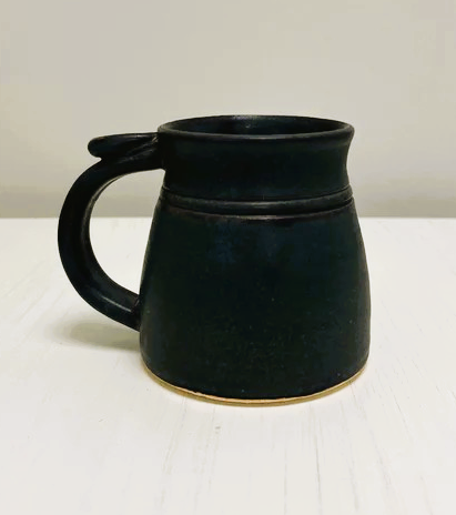 FINAL SALE Finger Print Costa Rica Mug in Peppercorn