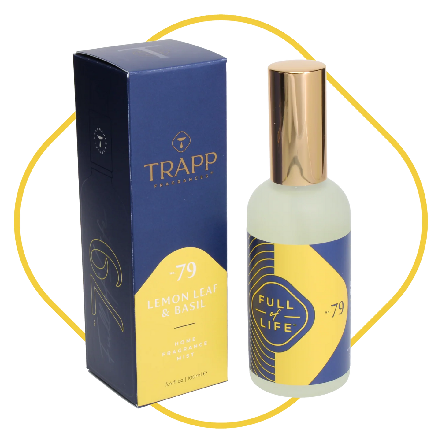 Trapp Lemon Leaf & Basil Home Fragrance Mist