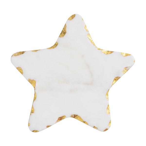 Gold Edge Marble Mini Board-Star