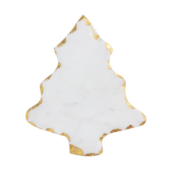 Gold Edge Marble Mini Board-Tree