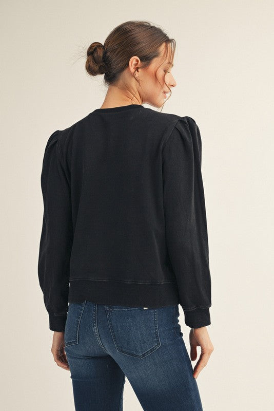 Martini Cocktail Embroidered Top