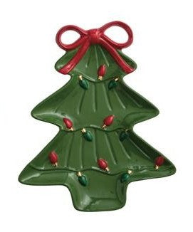 Festive Christmas Tree Platter