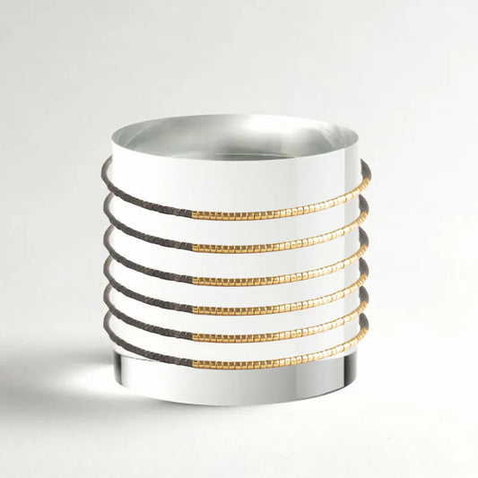 Lenny & Eva Norah Bangle-Graphite