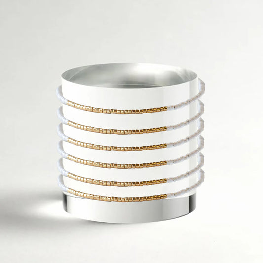 Lenny & Eva Norah Bangle-Pearl