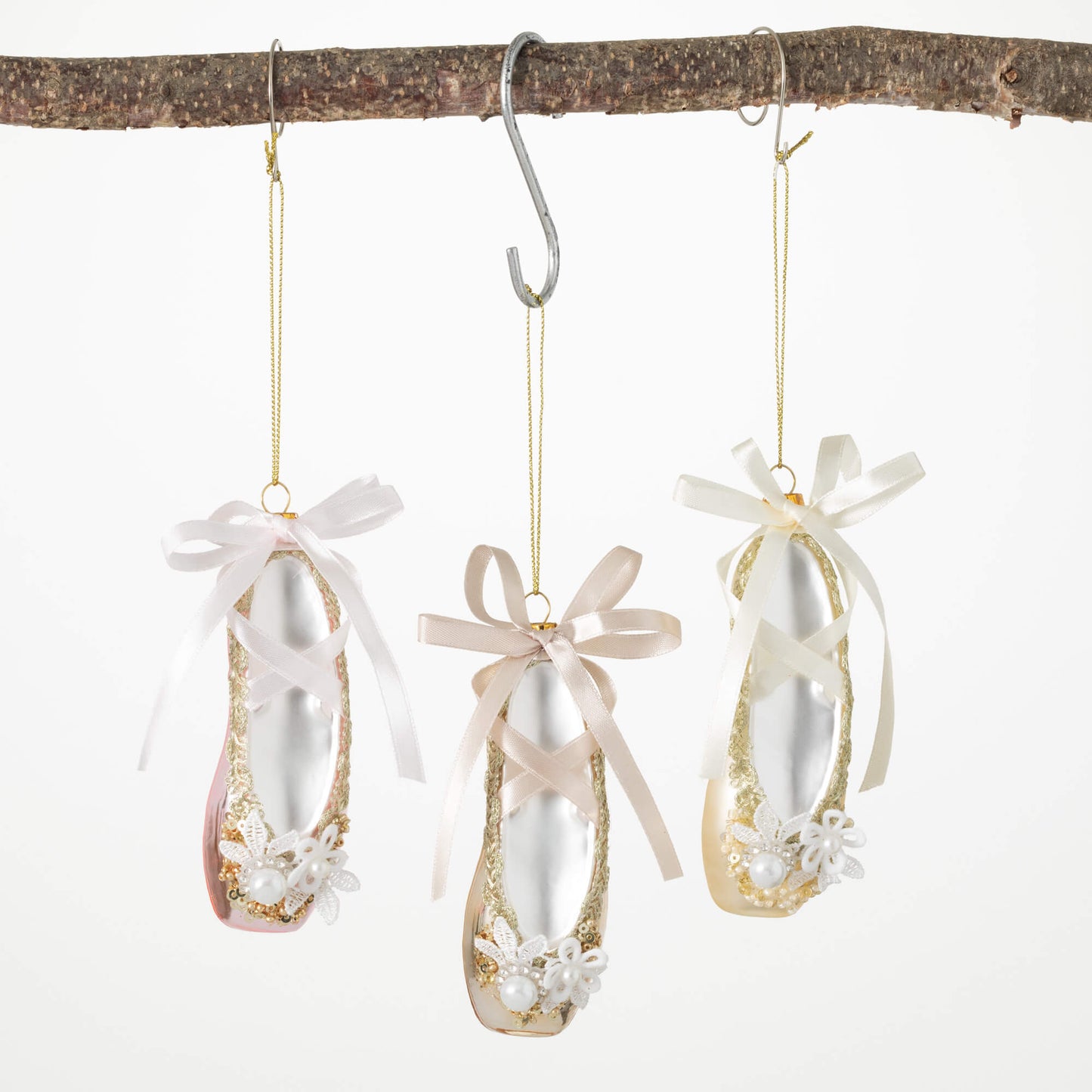 Pastel Ballet Shoe Ornament