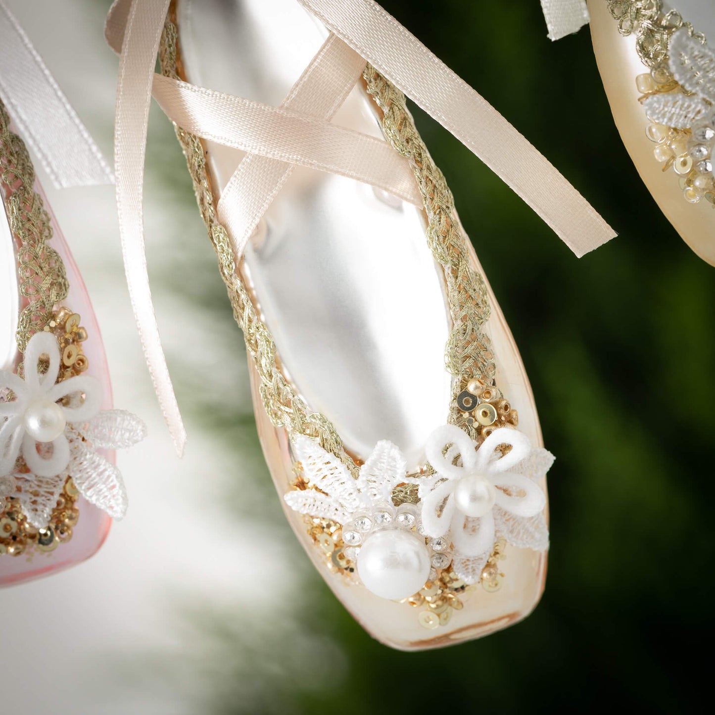 Pastel Ballet Shoe Ornament