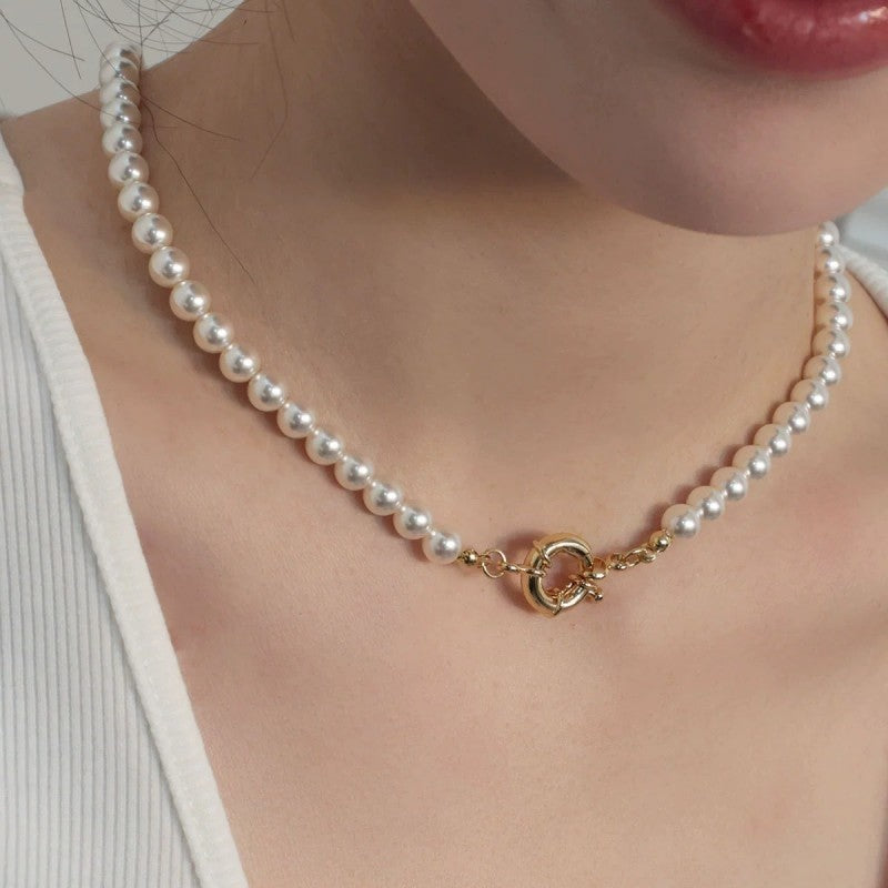 Spring Pearl Necklace