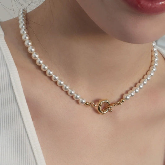 Spring Pearl Necklace