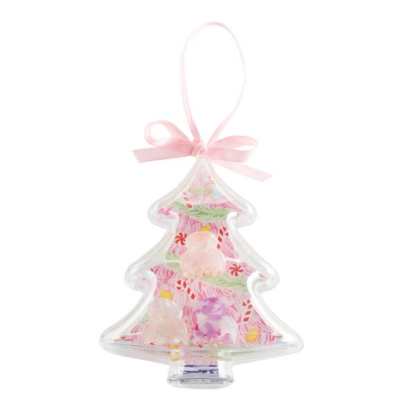 Mini Claw-Clip Ornament Set- Pink