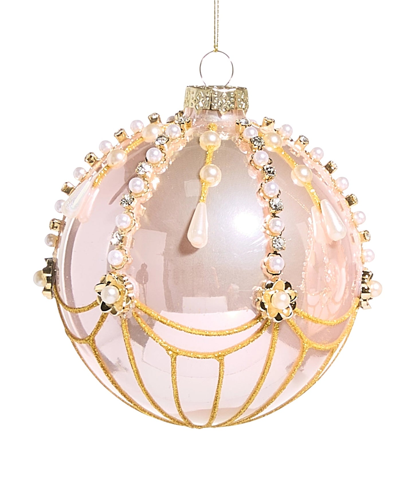 Pink "Fairground" Ornaments- Round, Finial