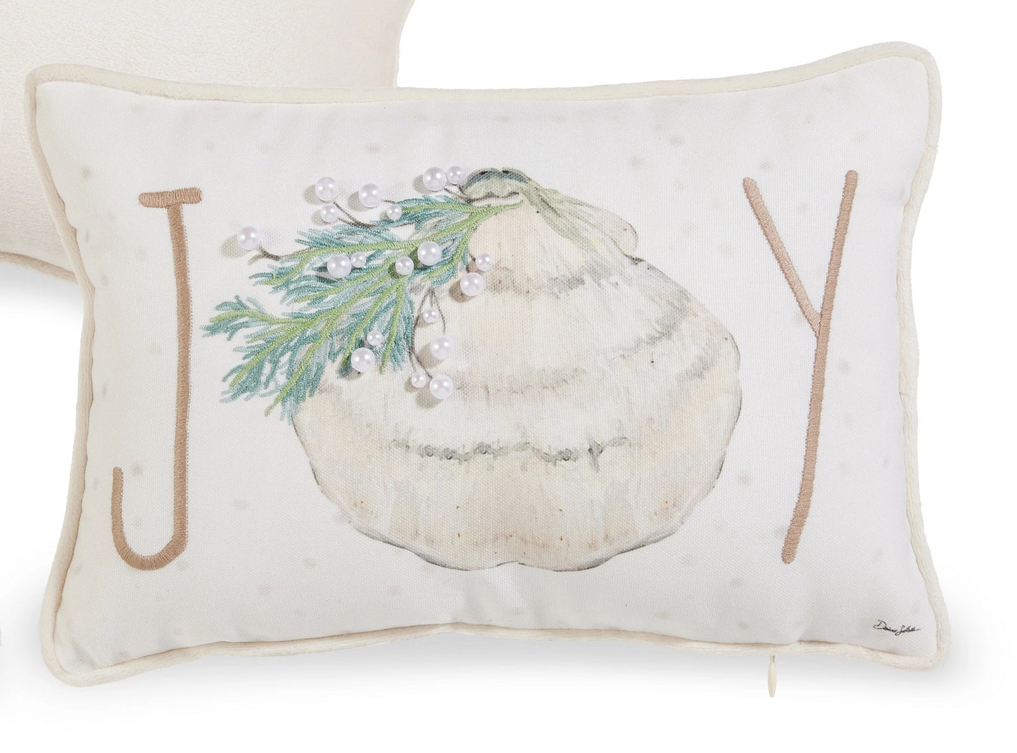 Seascape Joy & Noel Pillows- Joy, Noel