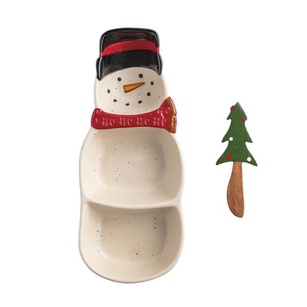 Snowman Triple Tidbit Set