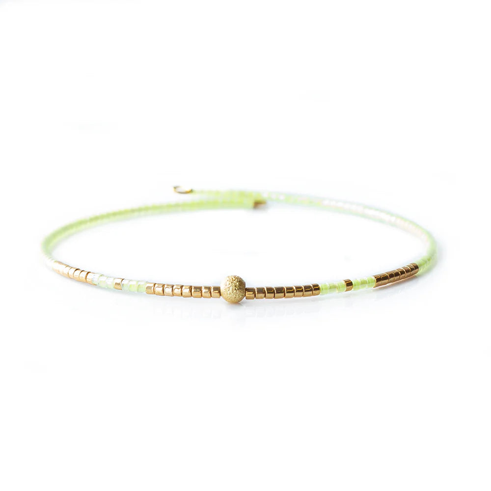 Lenny & Eva Sprinkle Bangle-Lime