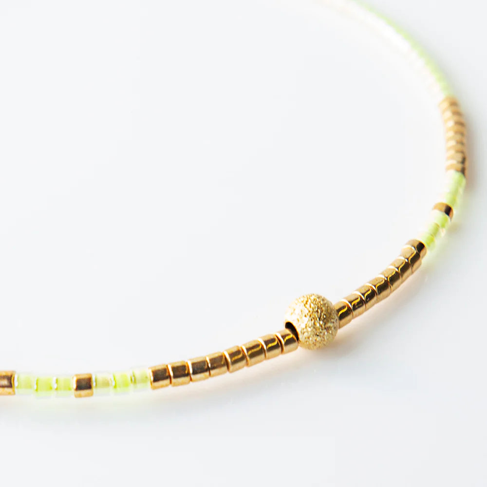 Lenny & Eva Sprinkle Bangle-Lime