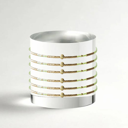 Lenny & Eva Sprinkle Bangle-Lime