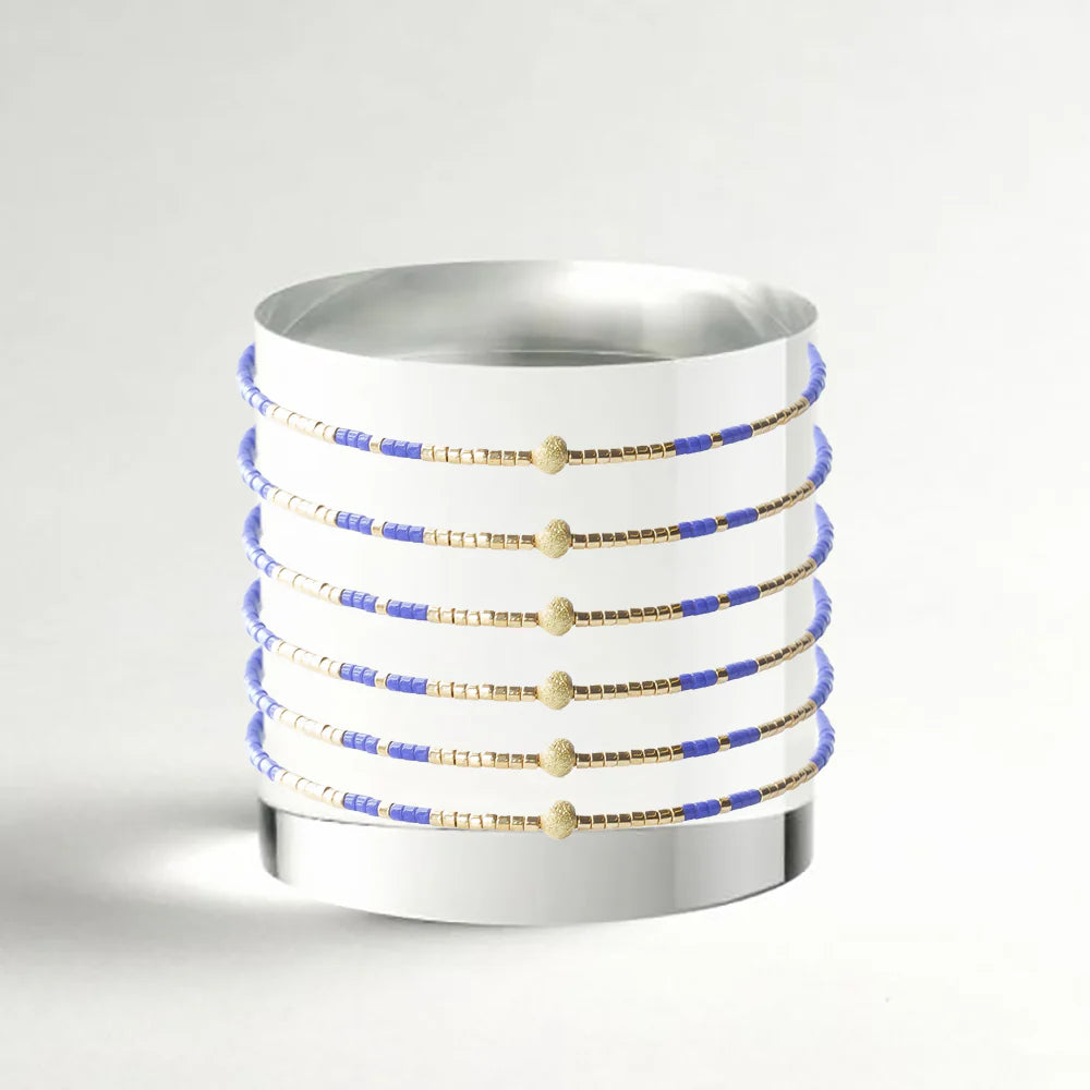 Lenny & Eva Sprinkle Bangle-Periwinkle