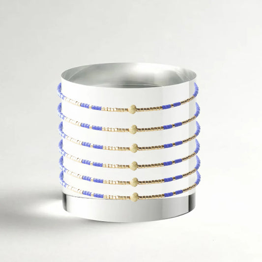 Lenny & Eva Sprinkle Bangle-Periwinkle