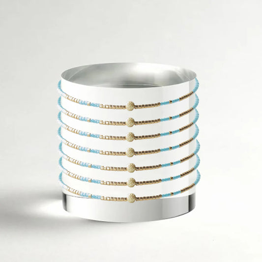 Lenny & Eva Sprinkle Bangle-Turquoise