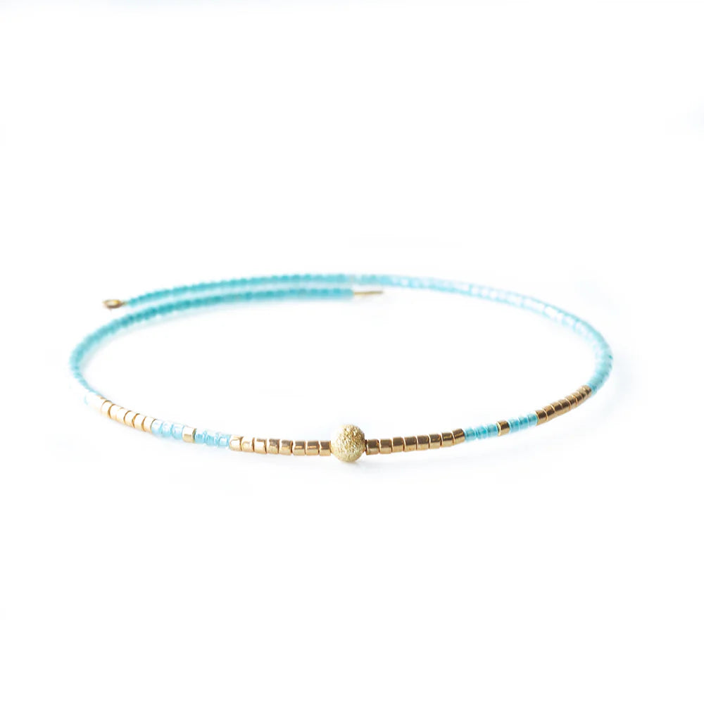 Lenny & Eva Sprinkle Bangle-Turquoise