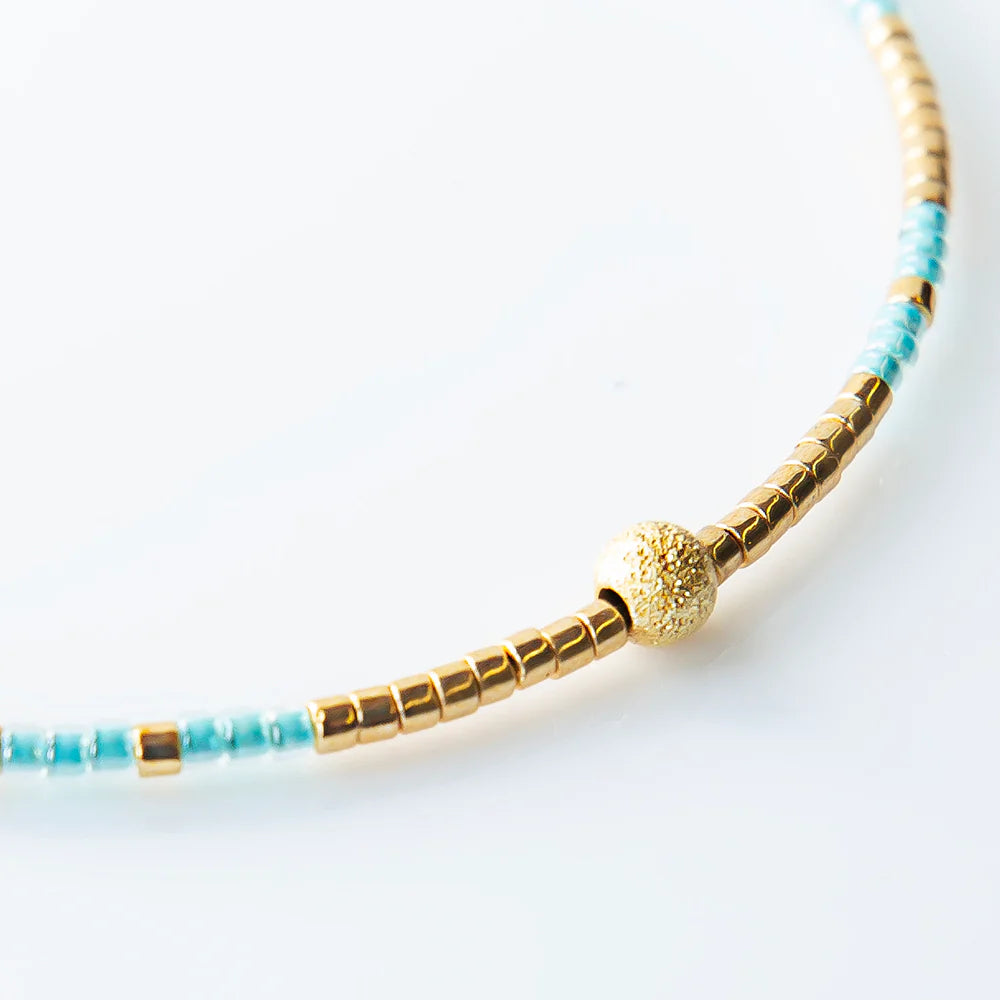 Lenny & Eva Sprinkle Bangle-Turquoise