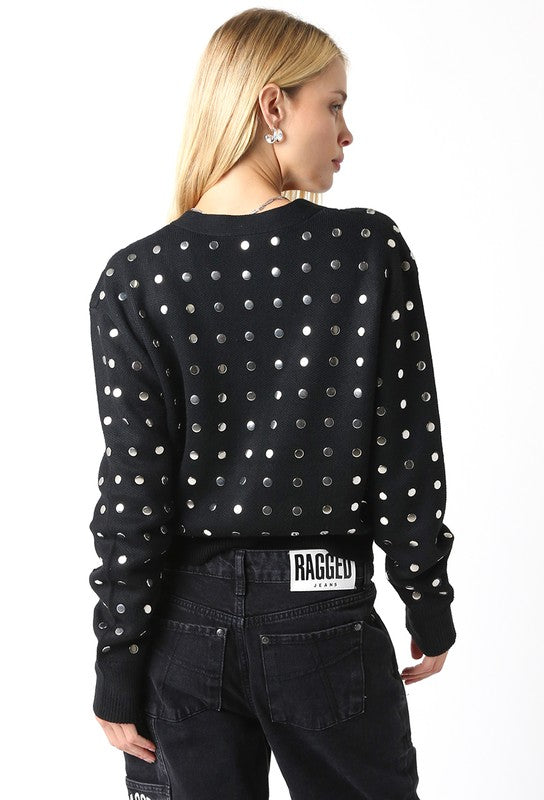 Studded Sweater