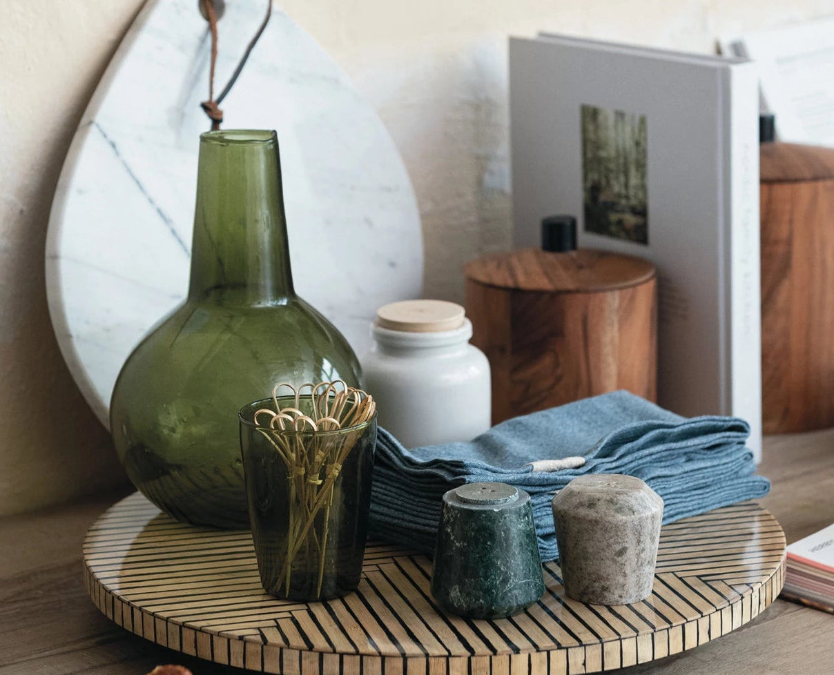 Geometric Striped Lazy Susan
