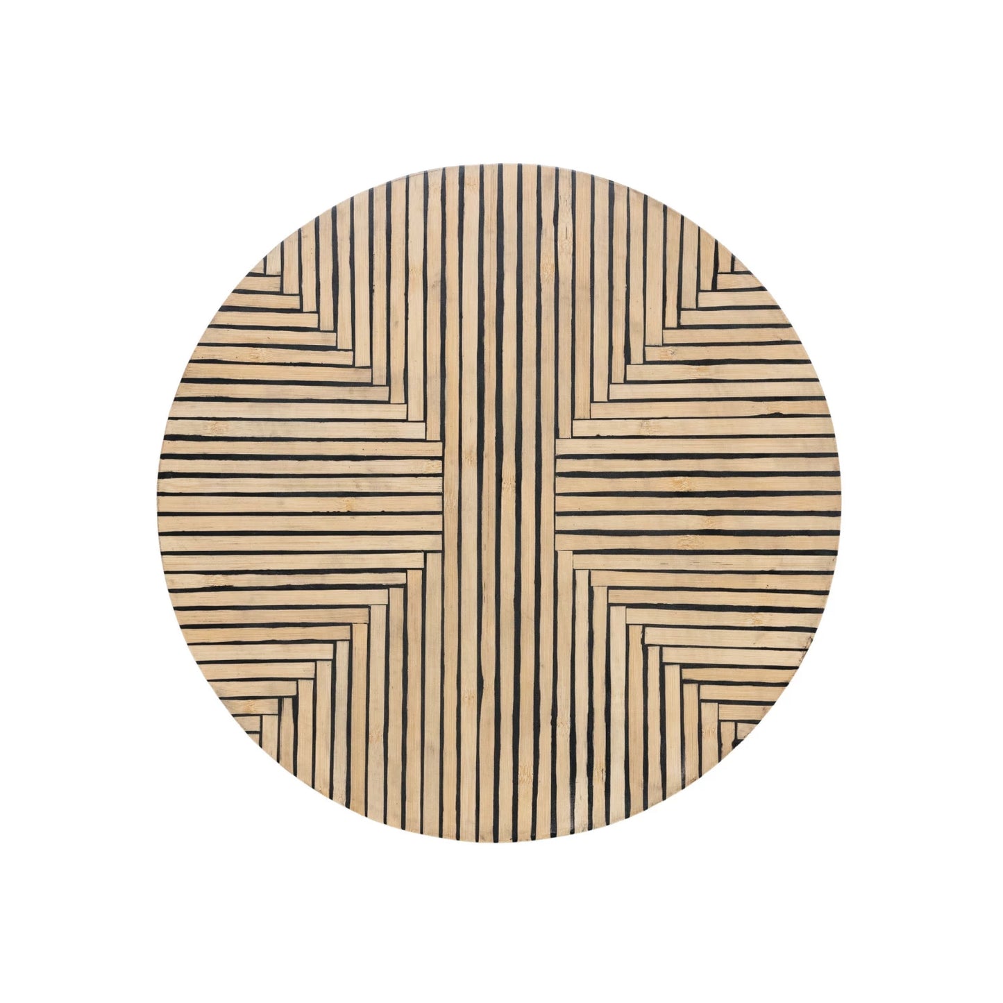 Geometric Striped Lazy Susan
