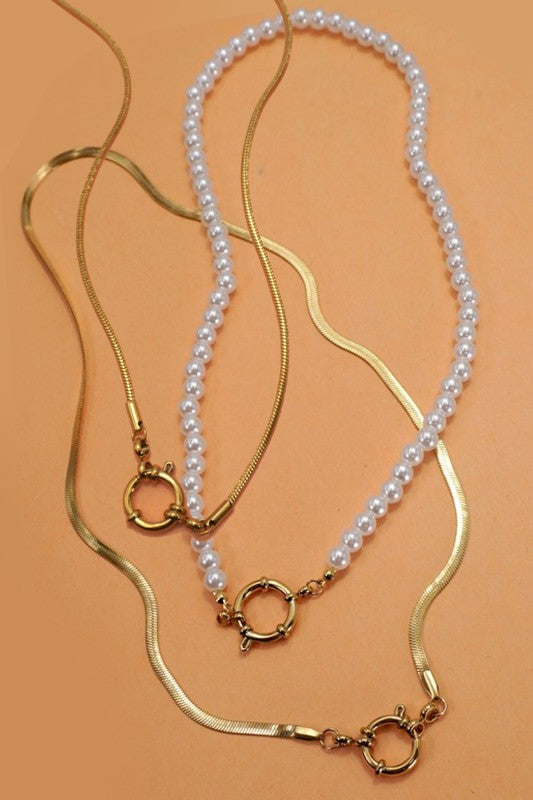 Herringbone Chain Necklace