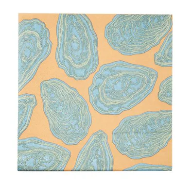 Blue Oyster- Orange Cocktail Napkins